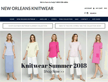 Tablet Screenshot of neworleansknitwear.com